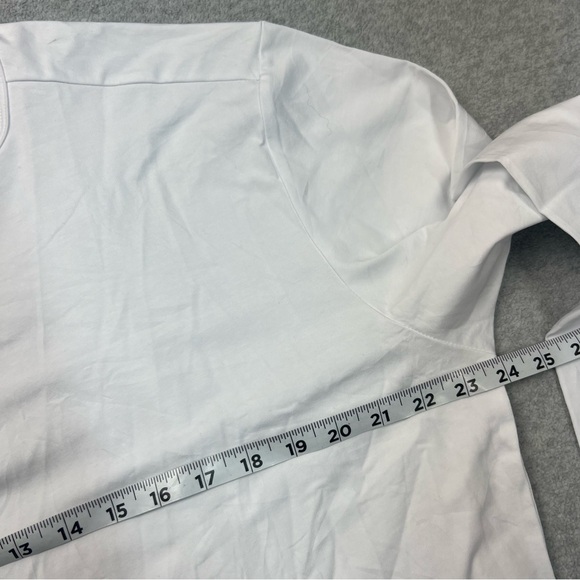 Zyia Active Shirt Mens 2XL XXL White Long Sleeve Henley Cotton Blend Stretch NWT - Picture 5 of 9